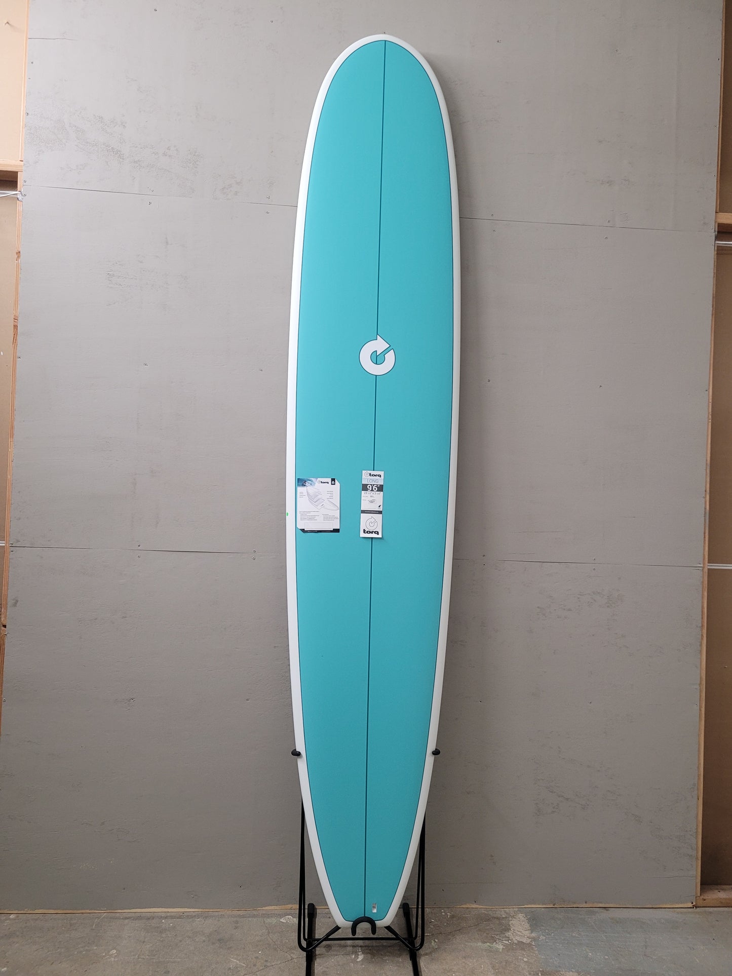 Torq Longboard 9'6" X 23 ¹/₂" X 3 ¹/₄" | 88L | Surfboard - Turquoise Deck