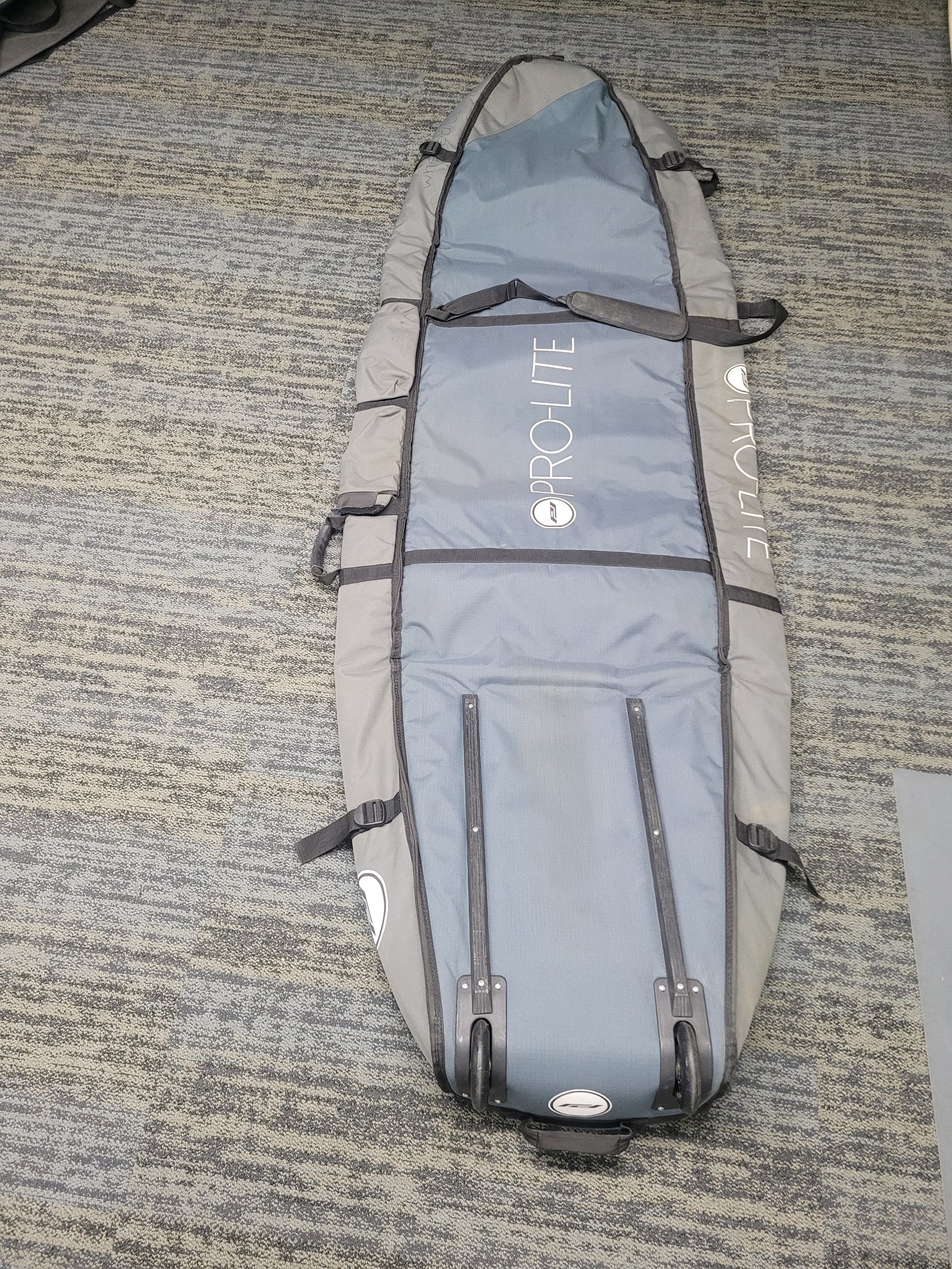 Used 8'0 Prolite Wheeled Surfboard Coffin Bag hold 3-4 boards