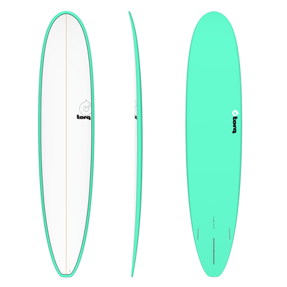9'6 Torq Longboards Sea Green Pinline