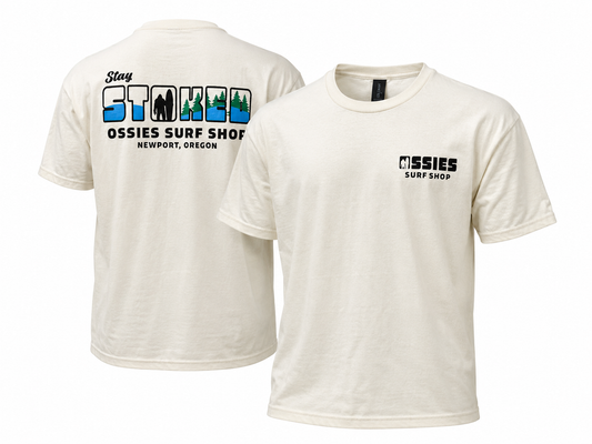 Stoked Tree Tee Natural