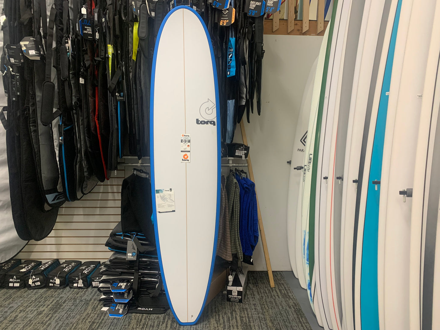 8'0 Torq Longboards Navy Blue Pinline