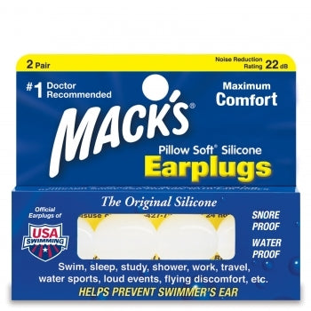 Ear Plug- Macks Silicone Plugs