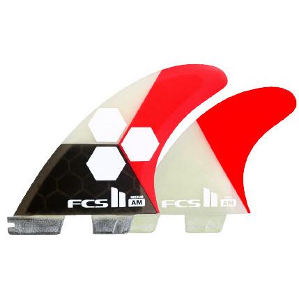 FCS II AM PC Thruster Fins Small Red