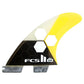 FCS II AM PC Thruster Fins Small Yellow