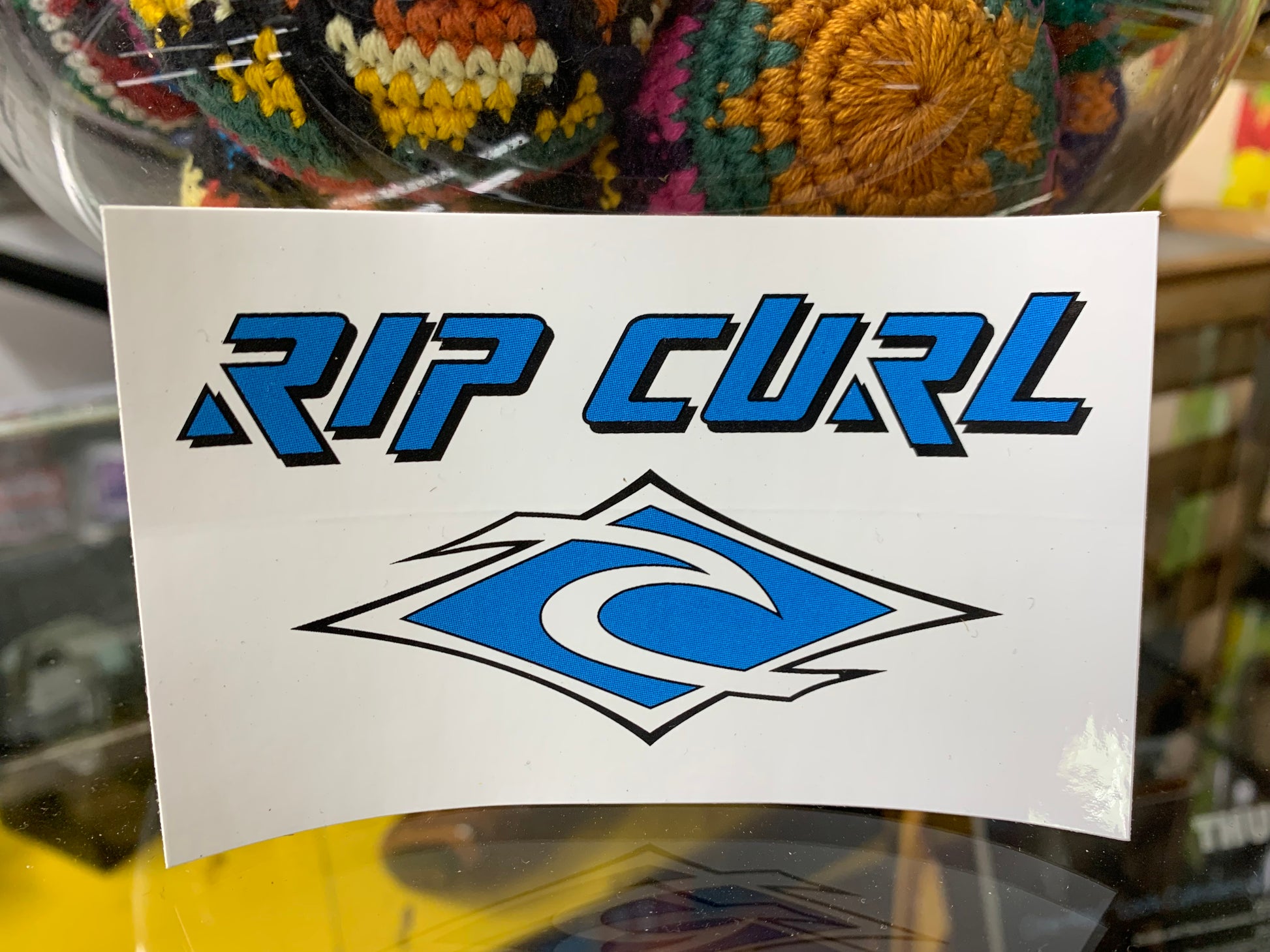 Rip Curl Blue Sticker