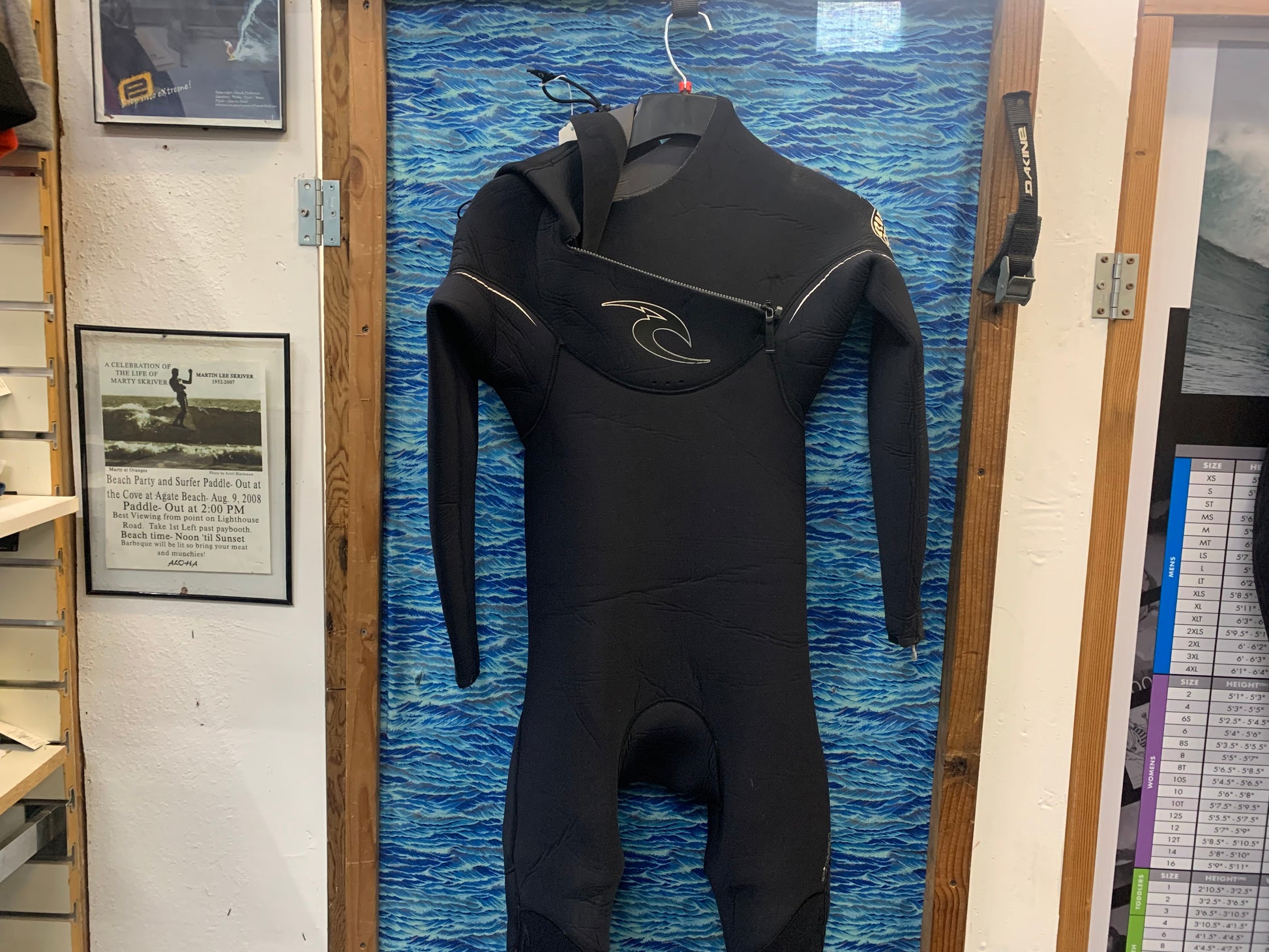 Used 5.5/4.5 Rip Curl Medium