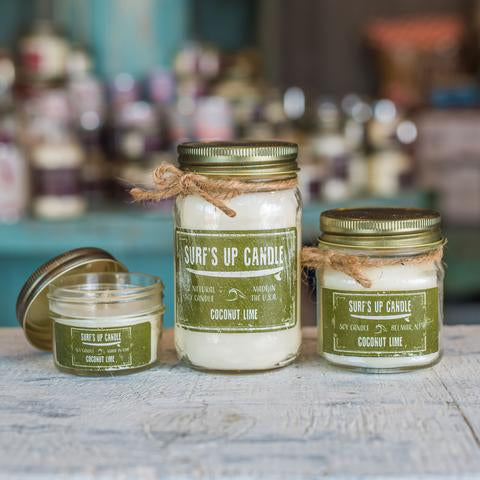 Mason Jar Candle 10 OZ Coconut Lime