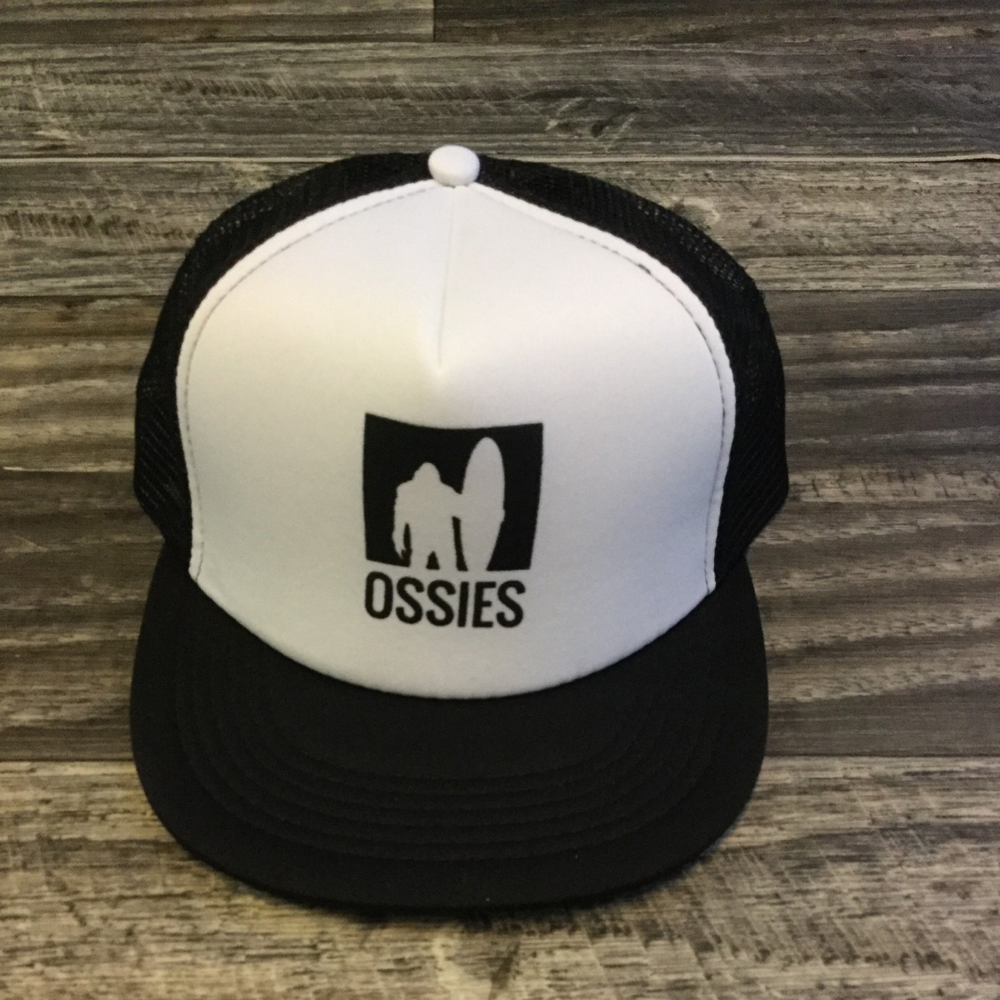 Ossies Sasquatch Hat WHT/BLK